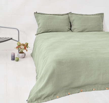 Lininis patalynės komplektas „Green“