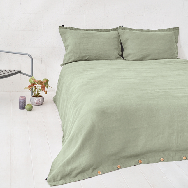 Lininis patalynės komplektas „Green“