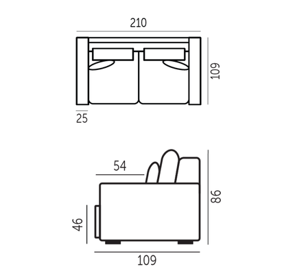 Sofa Boston 25S