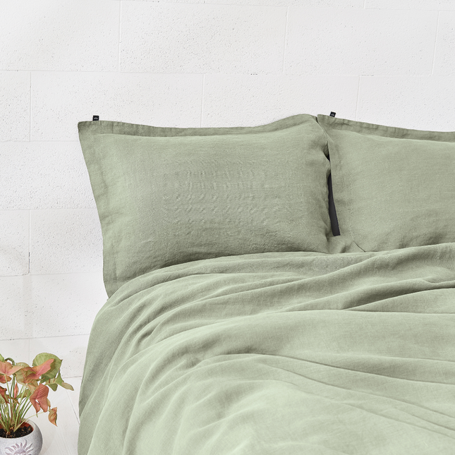 Lininis patalynės komplektas „Green“