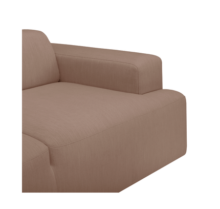 Minkštas kampas San Francisco 3+D LONG Left (MelvaDustRose-61)