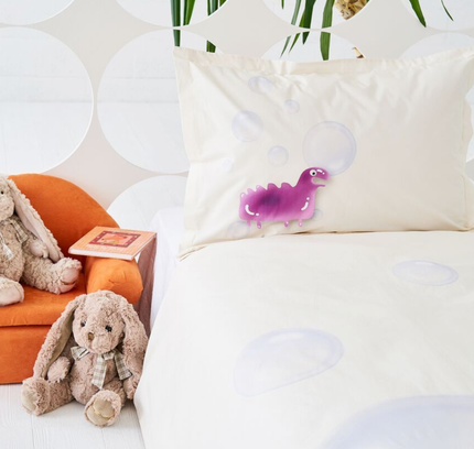 Vaikiškas patalynės komplektas  „Gummy Pink/Orange“