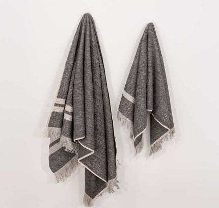 Lininis rankšluostis Dreamon Premium Linen pilkas