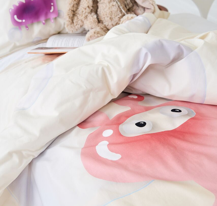 Vaikiškas patalynės komplektas  „Gummy Pink/Orange“