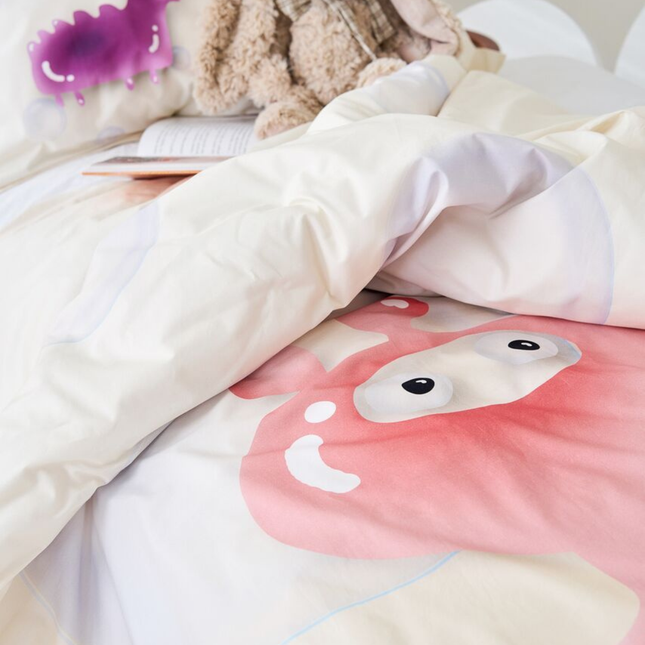 Vaikiškas patalynės komplektas  „Gummy Pink/Orange“