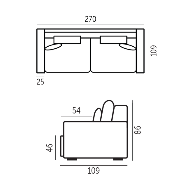 Sofa Boston 3XL