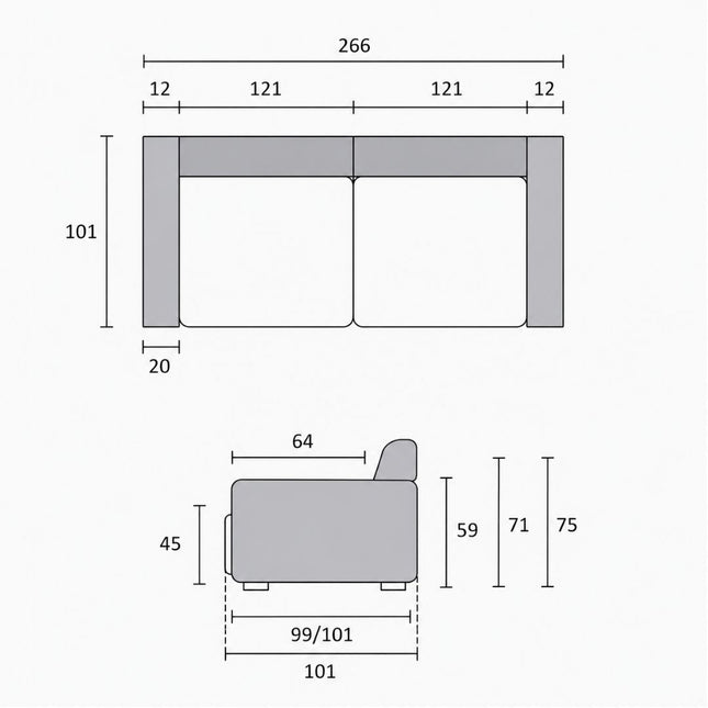 Sofa Miami 4S1